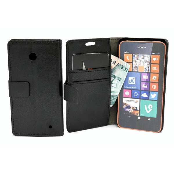 Standcase wallet Nokia Lumia 635 Brun
