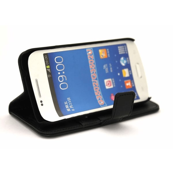 Standcase wallet Samsung Galaxy Core Plus (G3500) Svart