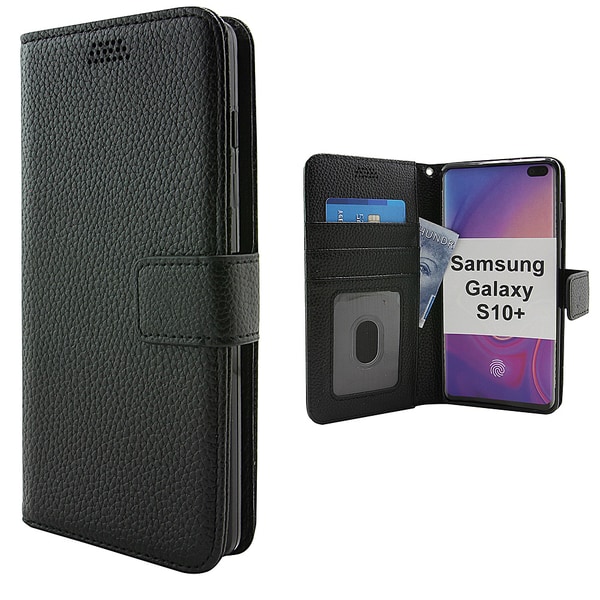 Standcase Wallet Samsung Galaxy S10+ (G975F) Svart