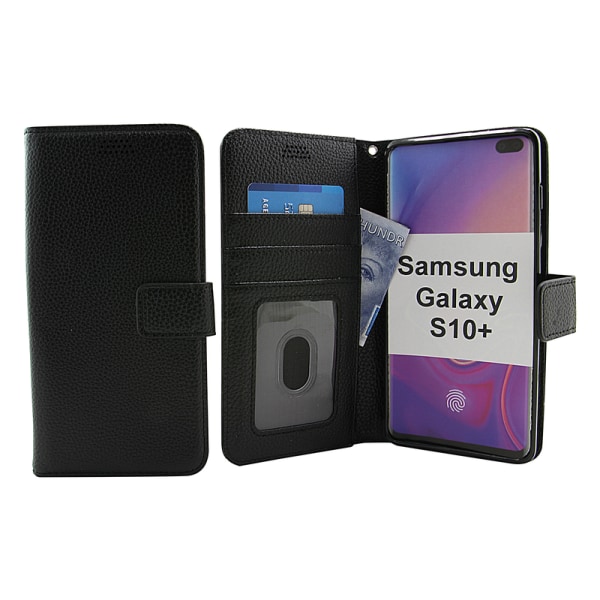 Standcase Wallet Samsung Galaxy S10+ (G975F) Svart