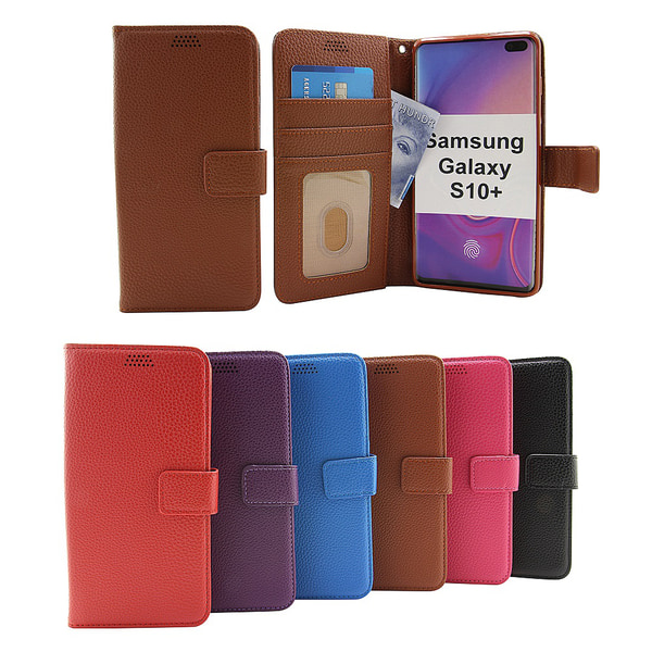 Standcase Wallet Samsung Galaxy S10+ (G975F) Svart