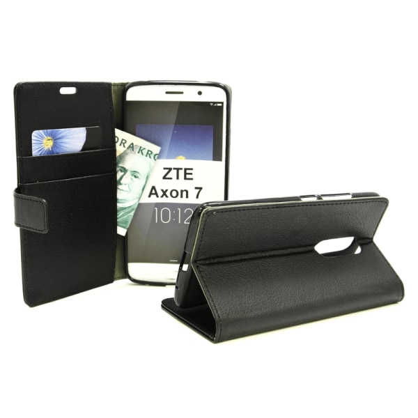 Standcase Wallet ZTE Axon 7 Blå