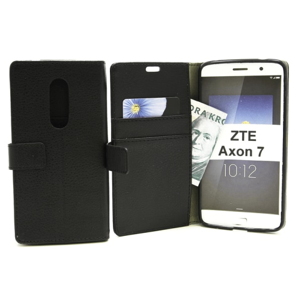 Standcase Wallet ZTE Axon 7 Svart