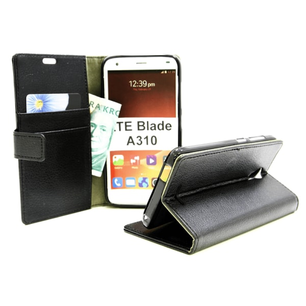 Standcase Wallet ZTE Blade A310 Svart