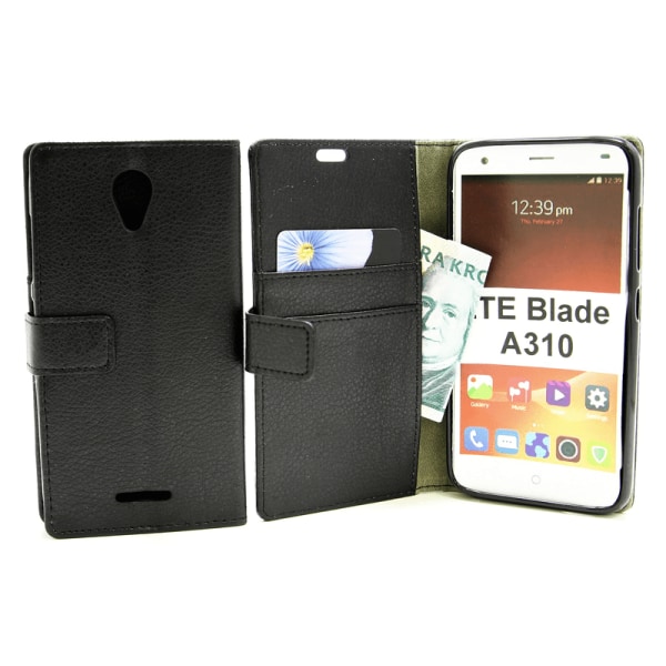 Standcase Wallet ZTE Blade A310 Svart
