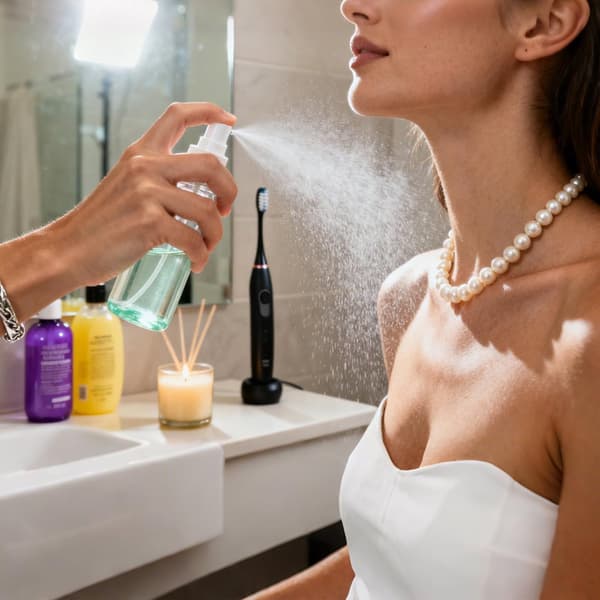 Resesprayflaska (6 delar, 100 ml vardera), avhälld eterisk oljeparfym, transparent.