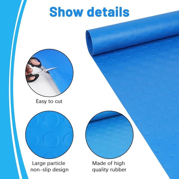 Poolstege Matta - Poolsteg Matta - Säker Simning - Halkfri PVC - 90x40 cm - Ej specificerad