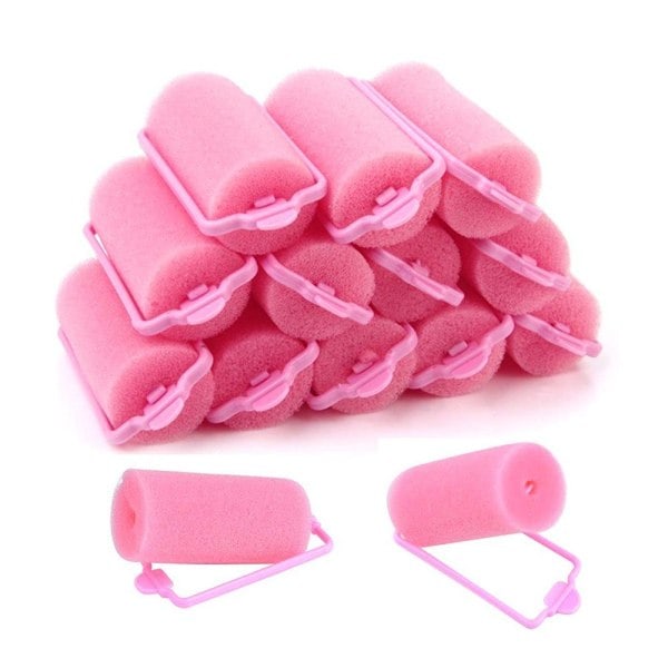 36 hårspolar i mjukt skumgummi