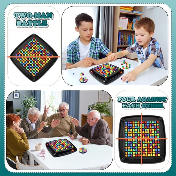 Brain Board - 120 Brädspelskulor, Pedagogiskt brädspel för barn
