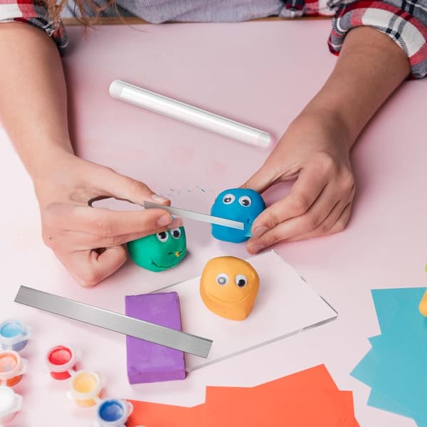 Lerverktygsset - Blandade lerblad och rullar för DIY-modellering och skulptering
