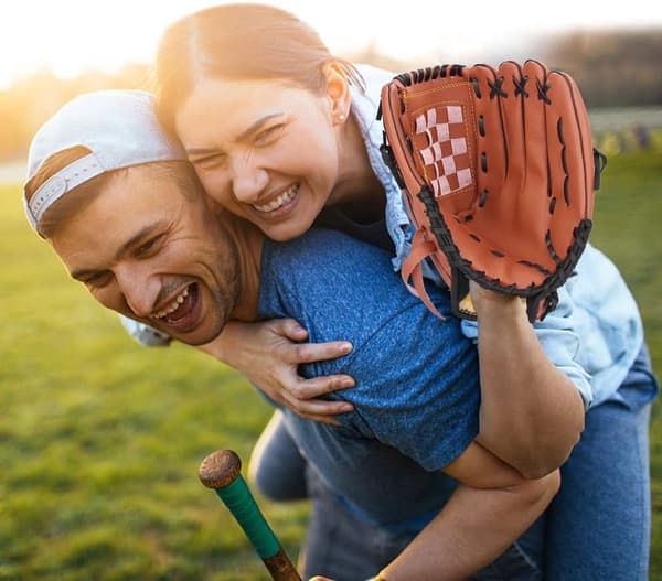 Basebollhandske - Softbollhandske - 12,5 tum - Vänster hand - Brun