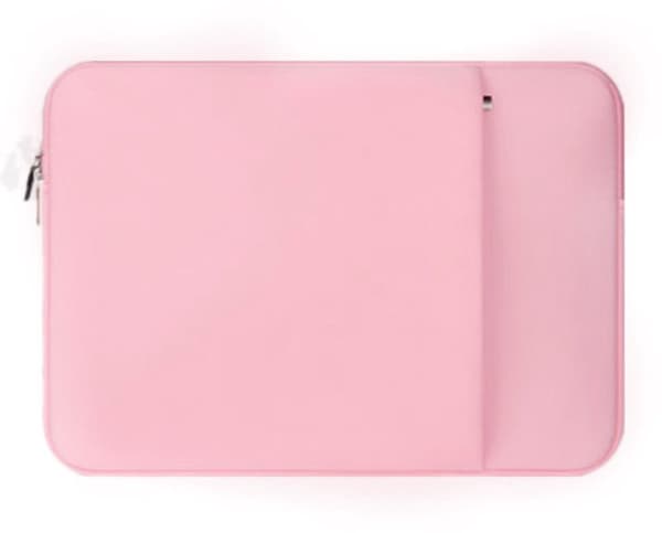 15-tums Laptopfodral - Extra Fack - Rosa