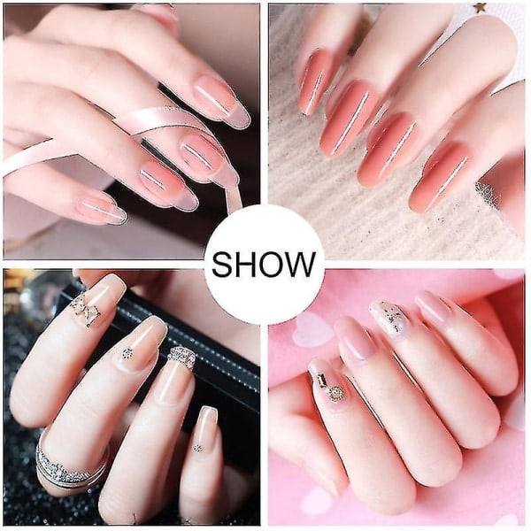Set med Nageltork Manikyrset Naglar Polygel Poli