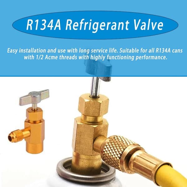 R134A Luftkonditioneringskylmedelsreglerventiladapter