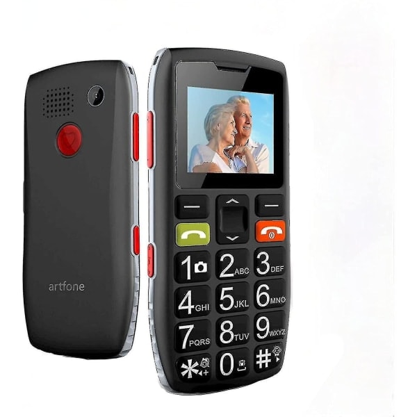 Mobiltelefoner för äldre, Seniormobiltelefoner med SOS-knapp, Mobiltelefon med stora knappar