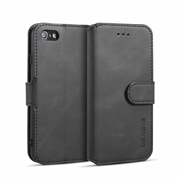 iPhone 7/8 mobilskal PU-läder Svart