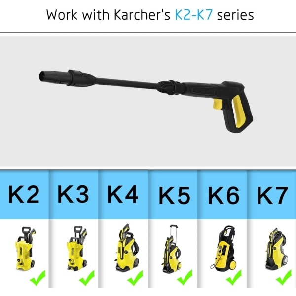 Högtrycksspruta med avtryckare för Karcher K2 K3 K4 K5 K6 K7 K?rc