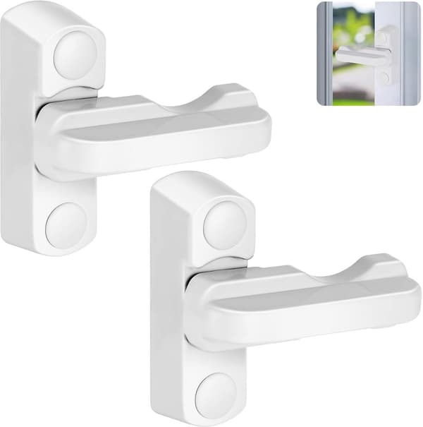 2-pack - Fönsterlås - Lämpliga för UPVC-fönster
