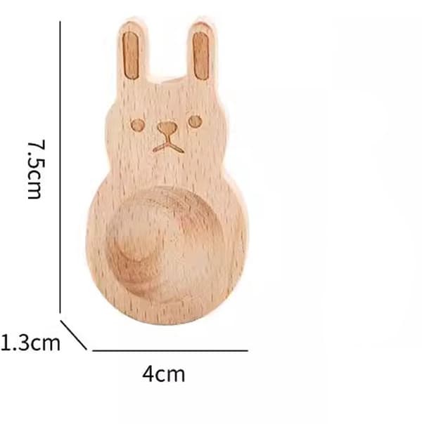 Björn & Kanin Trä Diffuser Set för Eteriska Oljor (4 Delar), Långvarig Doft för Sovrum & Kontor, Träfärg