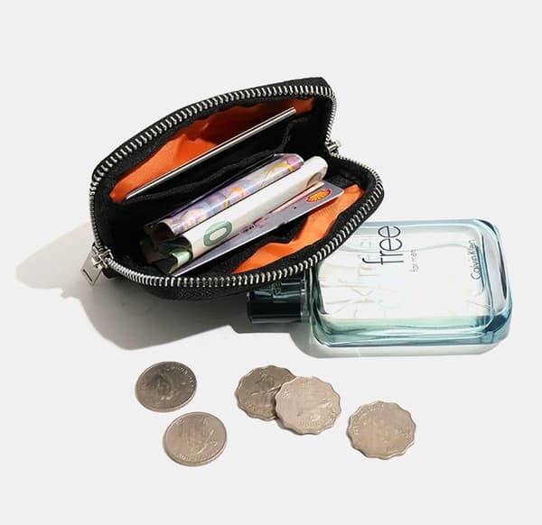 Vattentät plånbok - Nylonmaterial - RFID stöldskydd - Liten storlek med stor kapacitet - 11*8*2 cm - Kungsblå - 1 styck