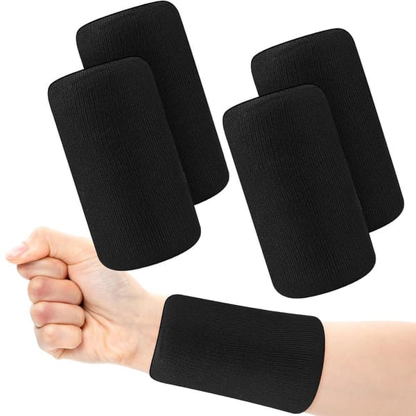 Elastiskt armband 4 elastiska fitnessarmband för olika sporter