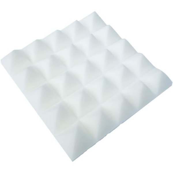 12stk Pyramid Akustikskum Panel Hemmastudio Ljudbearbetningstillbehör Skum DIY Studio Ljudinspelning Väggpanelplatta