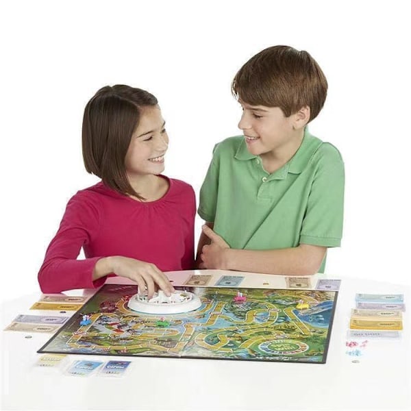 The Game of Life, Familjespel för 2 till 4 spelare, För barn från 8 år och uppåt, Inkluderar färgade pinnar