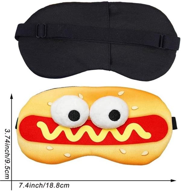 Tvåpack Roliga Sovmasker - Justerbara Ögonmasker