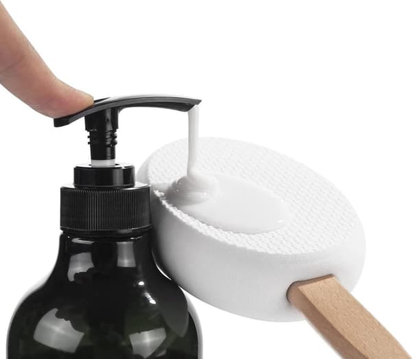 Kroppsborstset - Ryggborste - Hudborste - Massage - Långskaftad badborste - Bad- och duschtillbehör