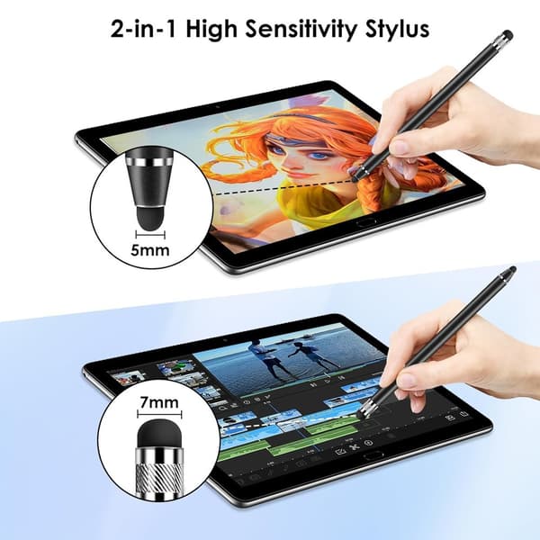Tablet Pennor - 4-Pack Gummi Pekpennor för Tablets och Smartphones