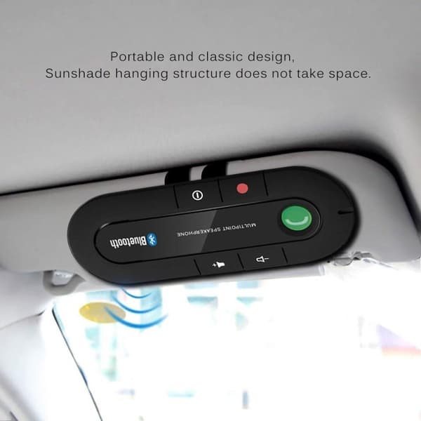Premium Bluetooth Handsfree-kit - Bluetooth Bilkit - Trådlös - Säker Handsfree-samtal - Universal