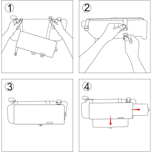 Bilsolskydd, antireflex, förar- och passagerarsäte