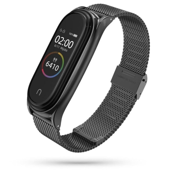 Tech-Protect Milanese Metallarmband Xiaomi Mi Smart Band 5/6 Svart