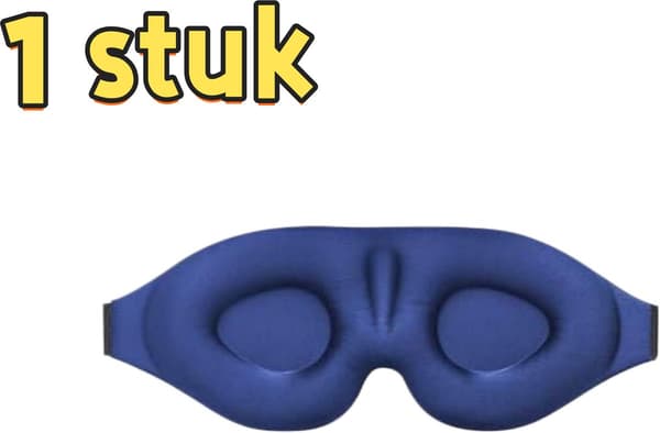 Unisex, ventilerande och tryckfri 3D-sovmask för sidosovare, lila