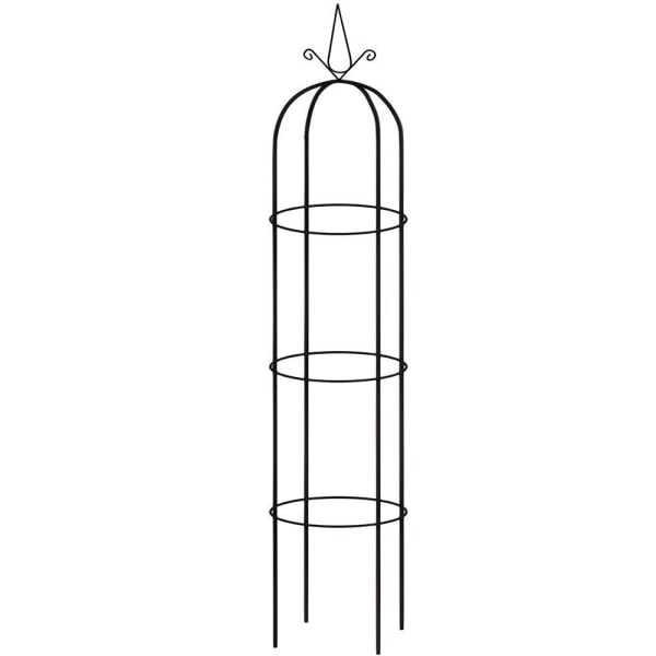 TG Växtstöd Obelisk - 197 cm hög spaljé svart