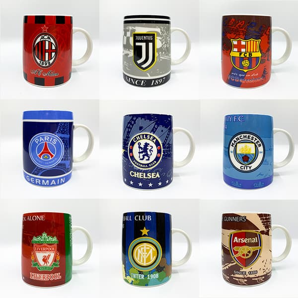 Arsenal mugg, fotbollsminnessak, kopp