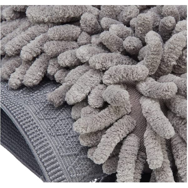 Deluxe Mikrofiber Biltvättshandske - Rengöringshandskar - 2-pack, Grå, 25 x 17 cm (L x B)