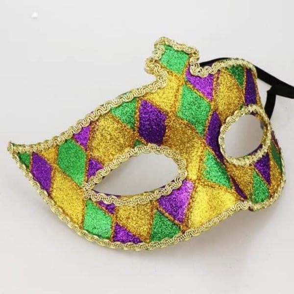 Maskeradmask Venetiansk Festmask Halloweenmask Kostymer Mardi Gras Mask St Patricks Day Festtillbehör