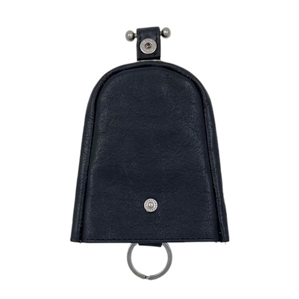 Nyckelhållare i äkta läder, svensk design, rymlig Svart Svart one size