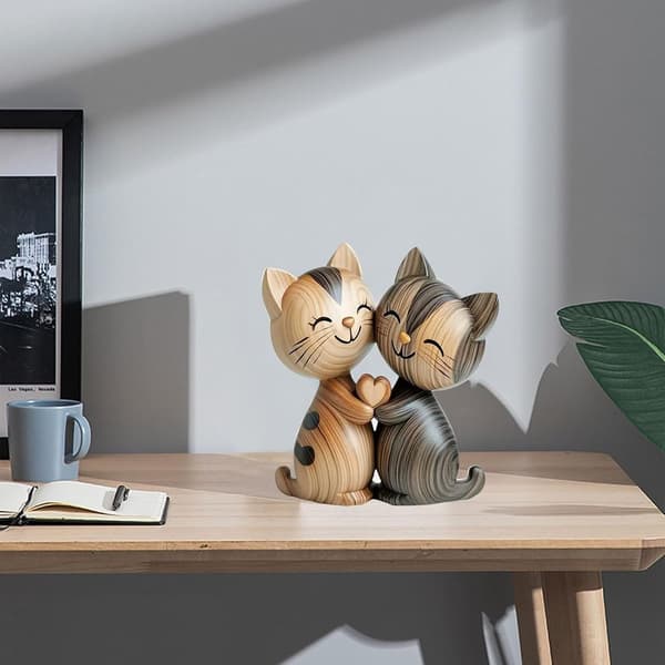 Trä 2D kattfigur, 1 stycke, heminredning för hylla.