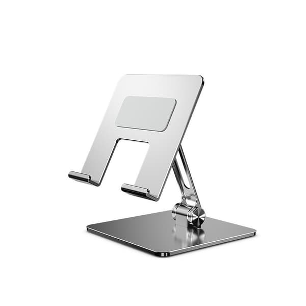 Surfplatteställ, datorställ, skrivbordsställ för telefon, hopfällbart för iPad (silver) silver