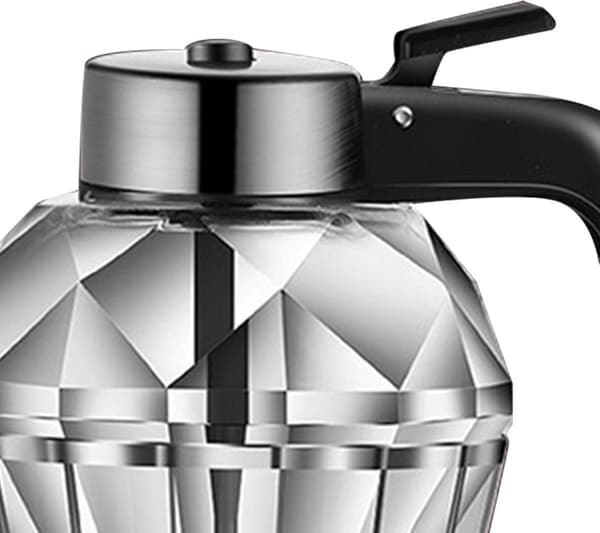 Klämflaska för kryddor i glas, 200 ml, multifunktionell oljedispenser/honungsburk