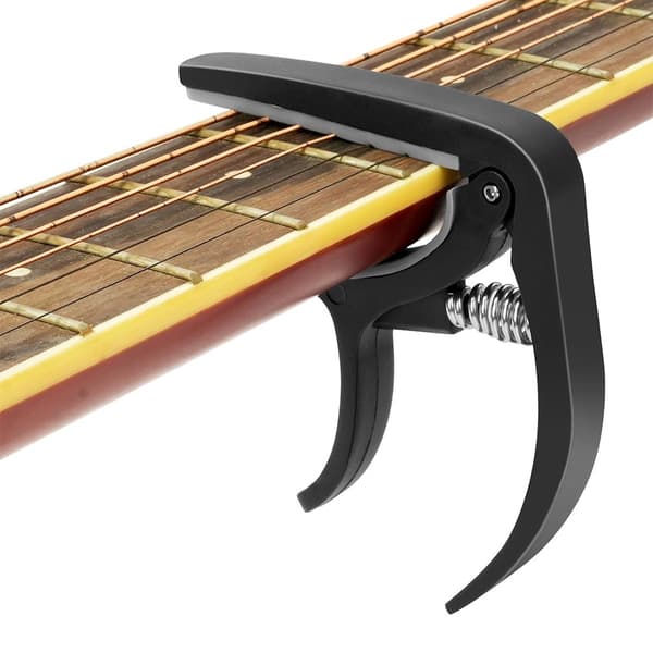 Gitarr Capo, Capo lämplig för Klassisk Gitarr Ukulele Mandolin och Banjo, Akustisk Elektrisk Snabbytande Capo