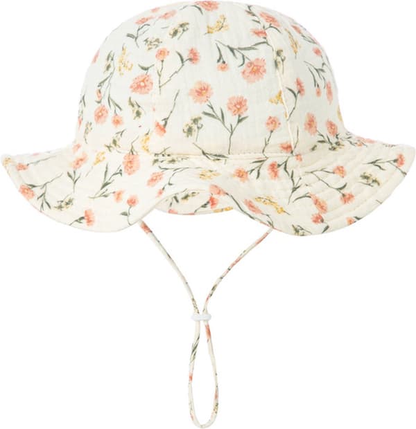 Söt semester solhatt - Liten solhatt - Våffelstickad - Blomma/Liten blomma | 3-18 månader - Spädbarn/Barn -