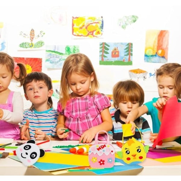 6-pack Sykit för Barn Nybörjare DIY Handväska Set 6m