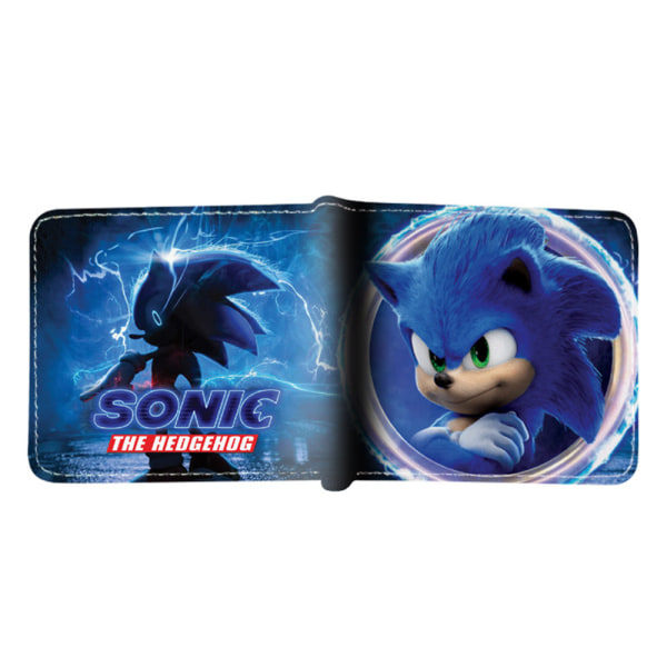 Sonic The Hedgehog Vikbar Kreditkortsfodral Myntbörs A