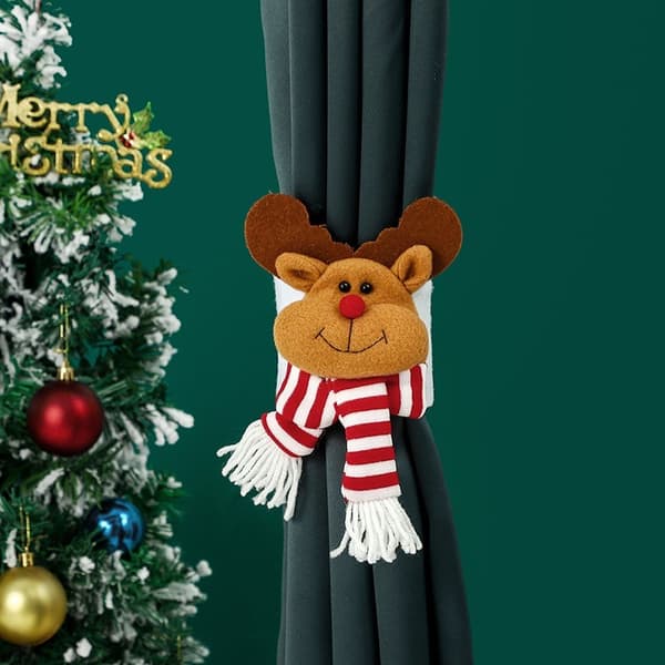 Jul tecknad figur spänne, gardinfäste, juldekoration spänne, älg Reel