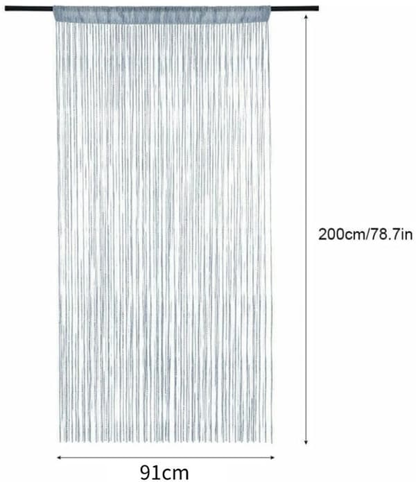 Myggnät - 91 x 200 cm - Inredning - Svart