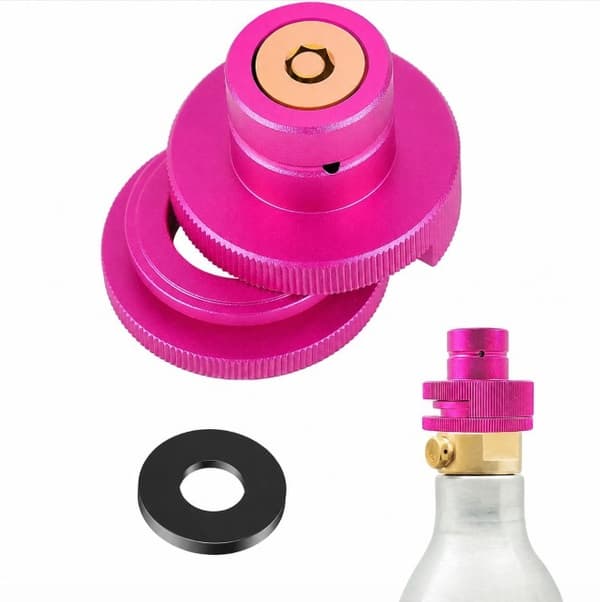 tr21-4 CO2 Snabbadapter - CO2 Läskadapter för Sodastream (Rosa)