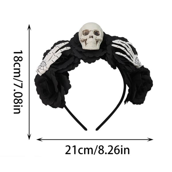 Gotisk huvudbonadstillbehör - Halloween-rollspel, maskeradtema-evenemang